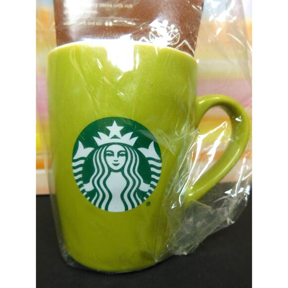 Starbucks Mug & Hot Cocoa Green Cup Mermaid Wrapped Gift Set - Picture 2 of 6
